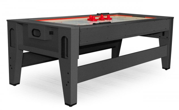 картинка Игровой стол - трансформер (бильярд, аэрохоккей, настольный теннис) "Twister" (черный) от магазина Лазалка