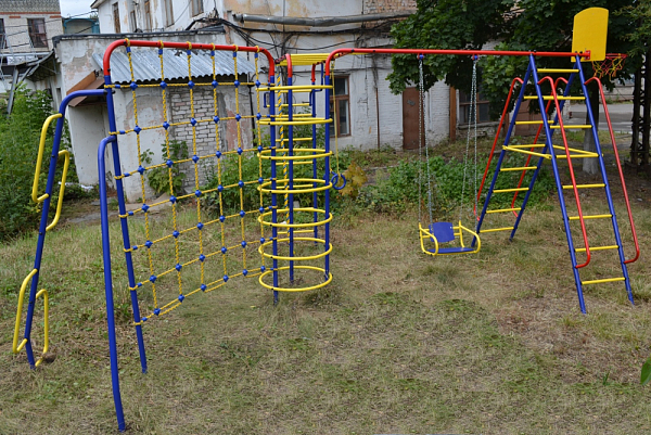 картинка Детский спортивный комплекс для дачи Пионер "Орбита" (ЦК2) от магазина Лазалка