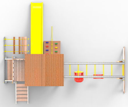 Детская площадка Пикник "Ультра" Макси с рукоходом