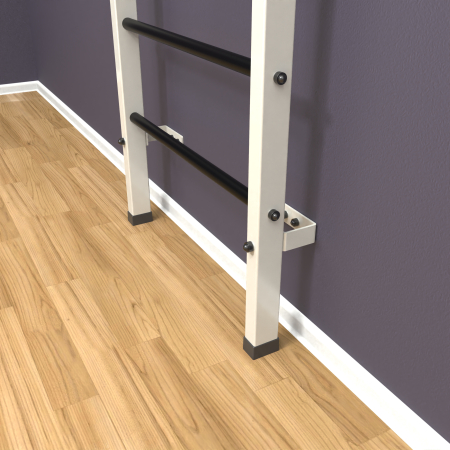 картинка Шведская стенка «LittleSport» White Long черные ступени от магазина Лазалка