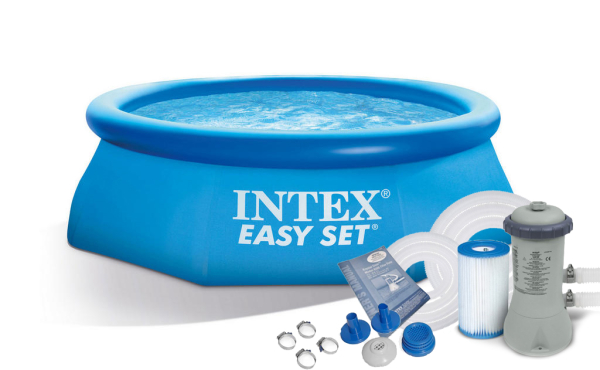 Бассейн Easy Set 244х76см, 2419л, фил.-насос 1250л/ч, Intex, 28112