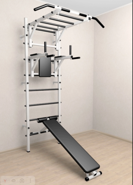 Шведская стенка Sv Sport 524 (Турник рукоход/Брусья/Скамья) 524